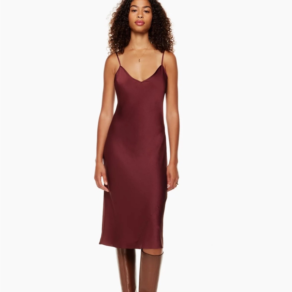 Wilfred midi slip dress